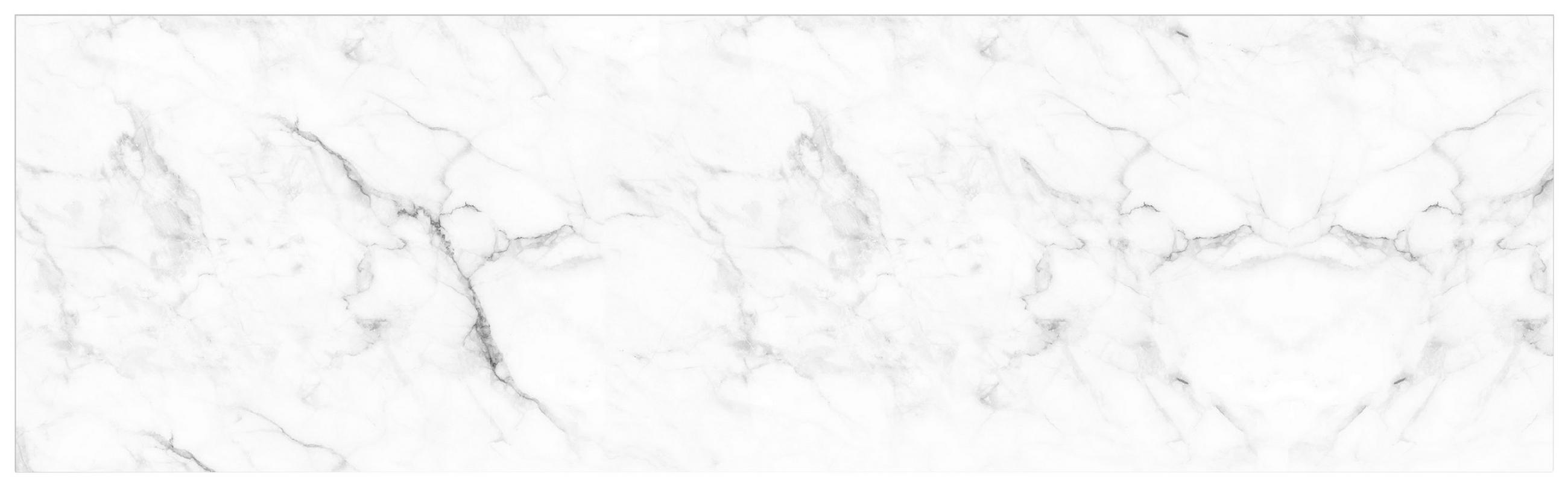 KÜCHENRÜCKWAND  - Weiß, Basics, Kunststoff/Metall (180/53,7/0,6cm) - Fani