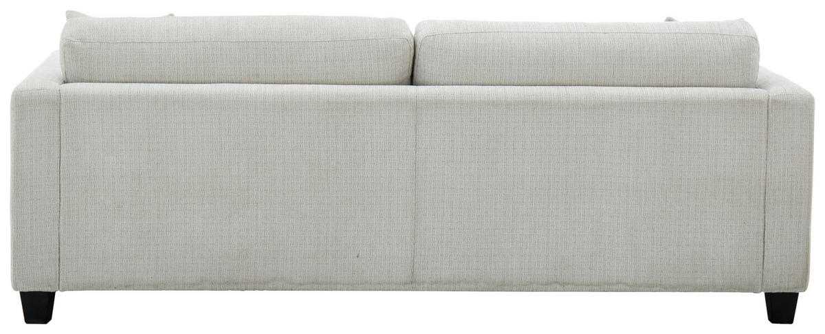 SCHLAFSOFA NOLA in Leinenoptik Beige  - Beige/Schwarz, Design, Holz/Textil (220,5/86/96cm) - Livetastic