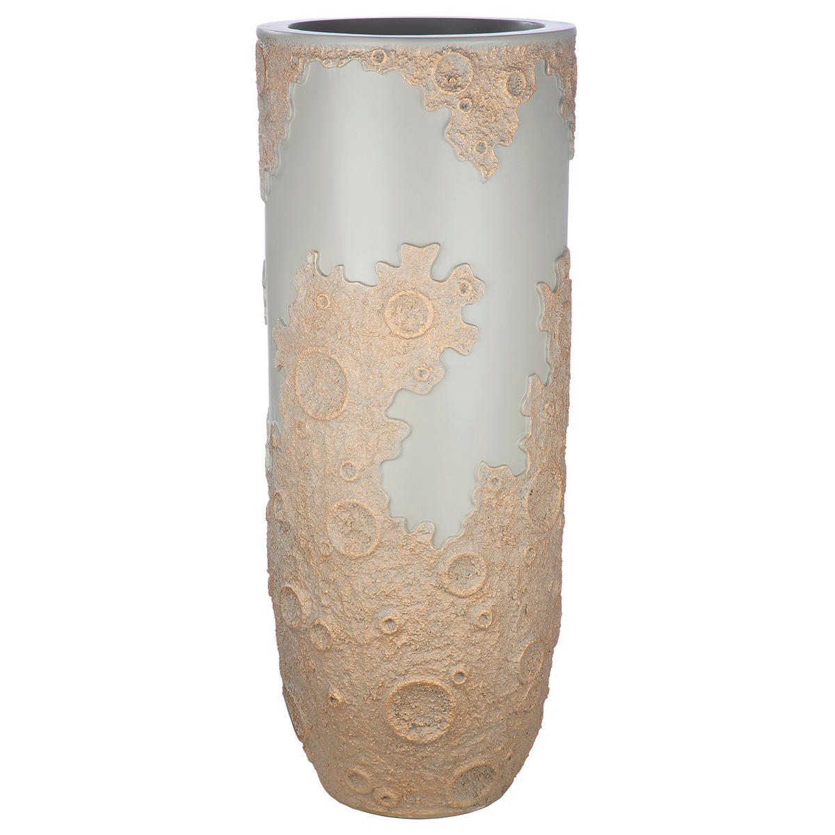 ÜBERTOPF 36/90 cm Grau, Beige  - Beige/Grau, Basics, Kunststoff (36/90cm)