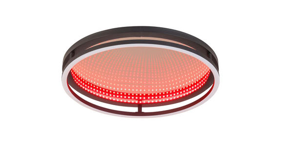 LED-DECKENLEUCHTE 39/8,7 cm - Schwarz, LIFESTYLE, Kunststoff/Metall (39/8,7cm) - Novel