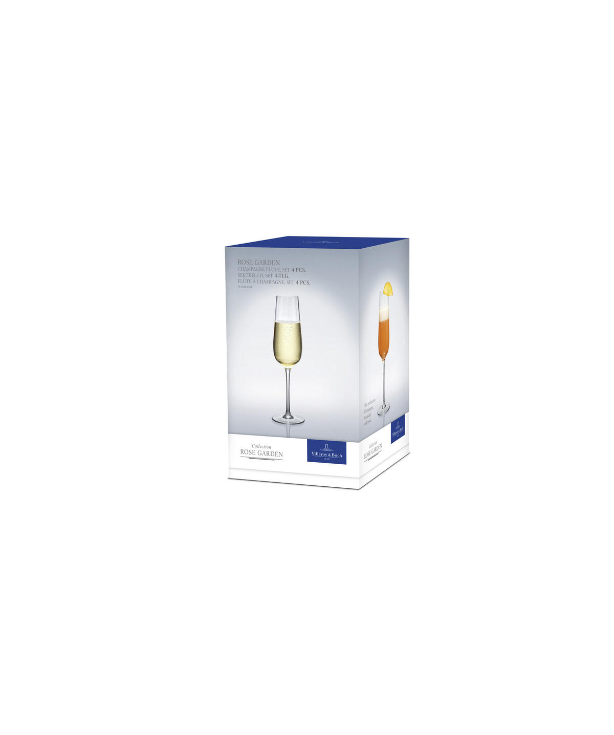 SEKTGLAS ROSE GARDEN 250 ml 4-teilig  - Basics, Glas (250ml) - Villeroy & Boch