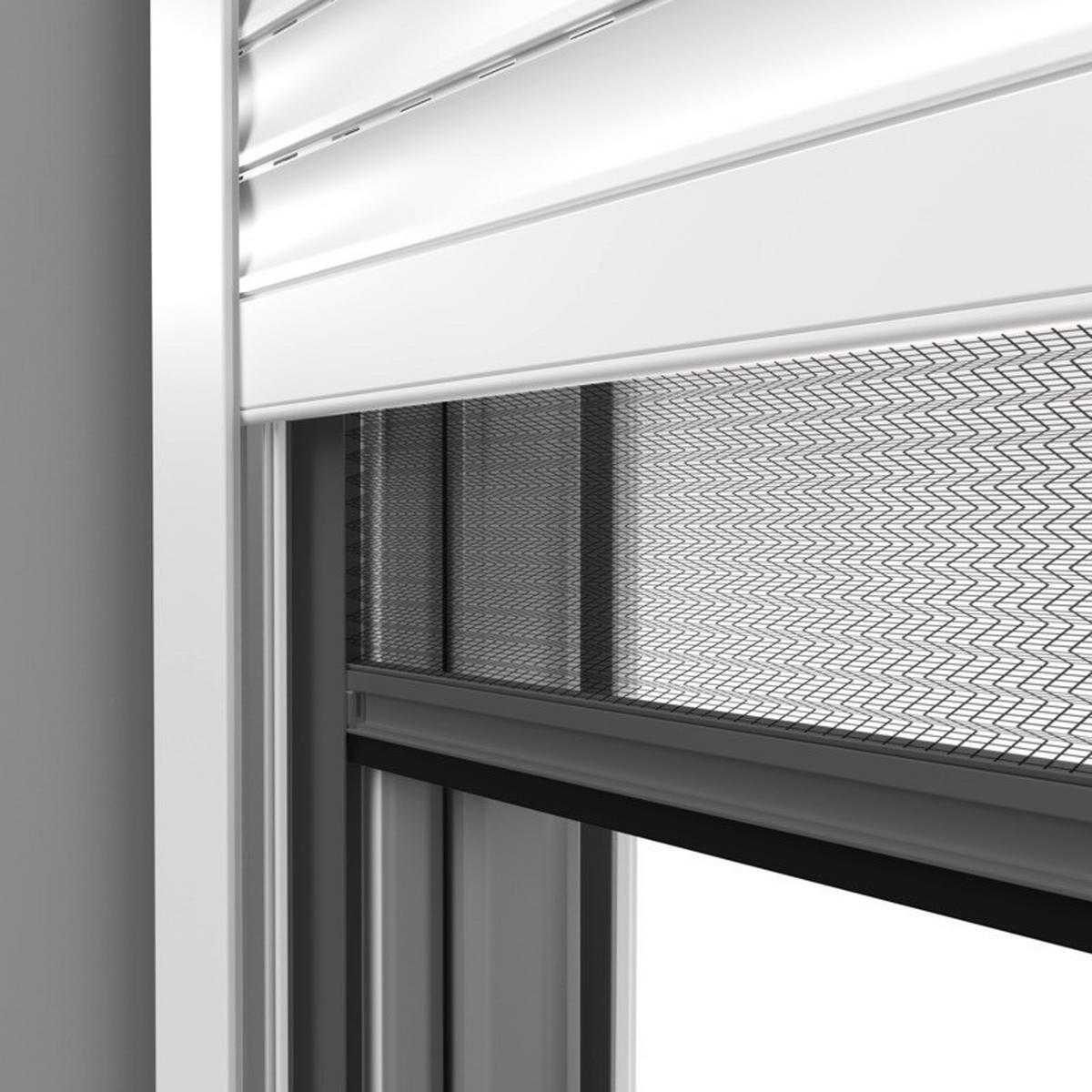 INSEKTENSCHUTZFENSTER - Anthrazit, Basics, Textil/Metall (100/120cm)