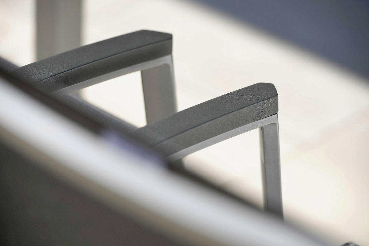 STAPELSESSEL in Metall, Textil Anthrazit, Graphitfarben, Grau  - Anthrazit/Graphitfarben, Design, Textil/Metall (57/89/65cm) - Stern