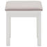 HOCKER Webstoff Kiefer massiv Grau, Weiß - Weiß/Grau, LIFESTYLE, Holz/Textil (40/45/30cm) - Landscape