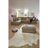 1,5-SITZER Flachgewebe Beige - Beige/Schwarz, Design, Holz/Textil (144/88/110cm) - Valnatura
