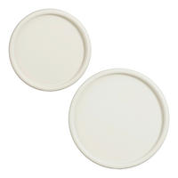 POSLUŽAVNIK DEKORATIVNI  - bijela, Basics, metal (32/32/3cm)