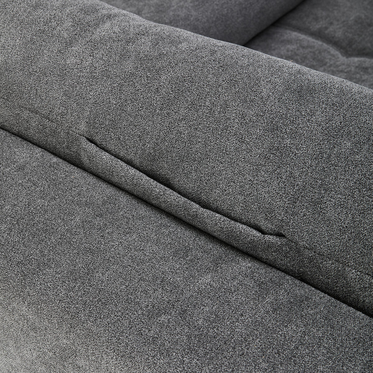 KOPFSTÜTZE in Velours  - Dunkelgrau, Konventionell, Textil (55/21/10cm) - Hom`in