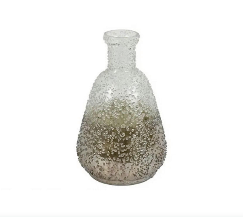 VAZA DEKORATIVNA    18 cm  staklo  - zlatne boje, Design, staklo (18cm)