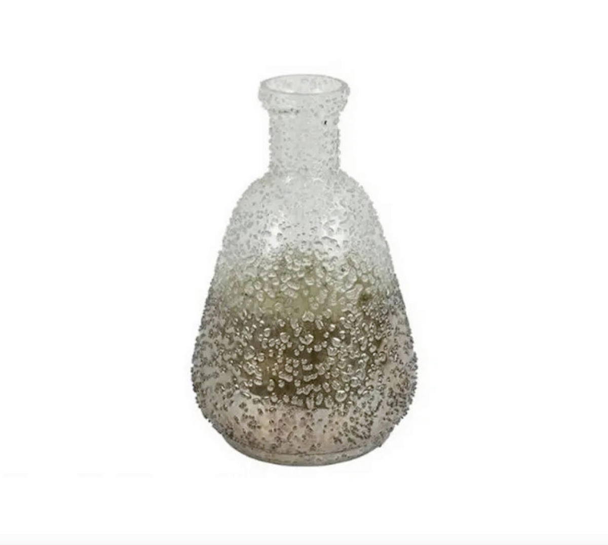 UKRASNA VAZA    18 cm  staklo  - zlatna, Dizajnerski, staklo (18cm)