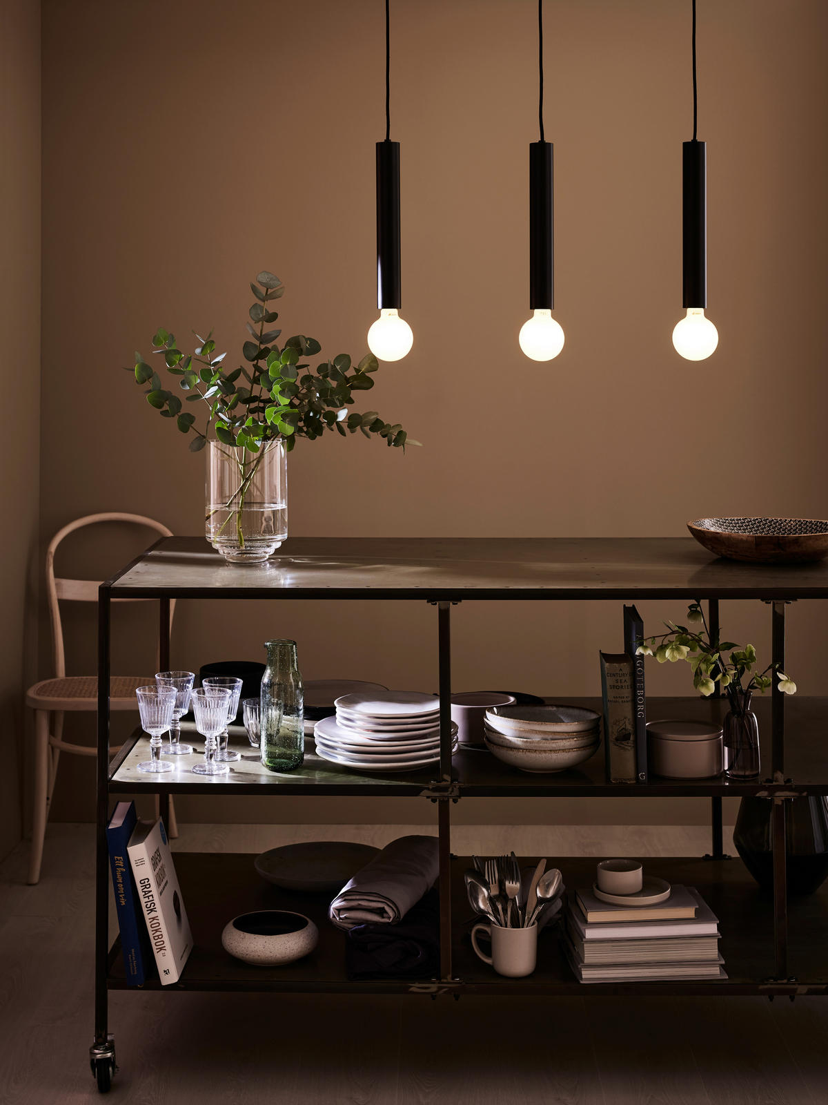 HÄNGELEUCHTE 75/5/35,5 cm  - Schwarz, Design (75/5/35,5cm) - Markslöjd