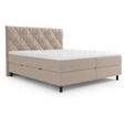 BOXBETT 180/200 cm  in Beige  - Beige/Schwarz, Design, Holz/Holzwerkstoff (180/200cm) - Esposa