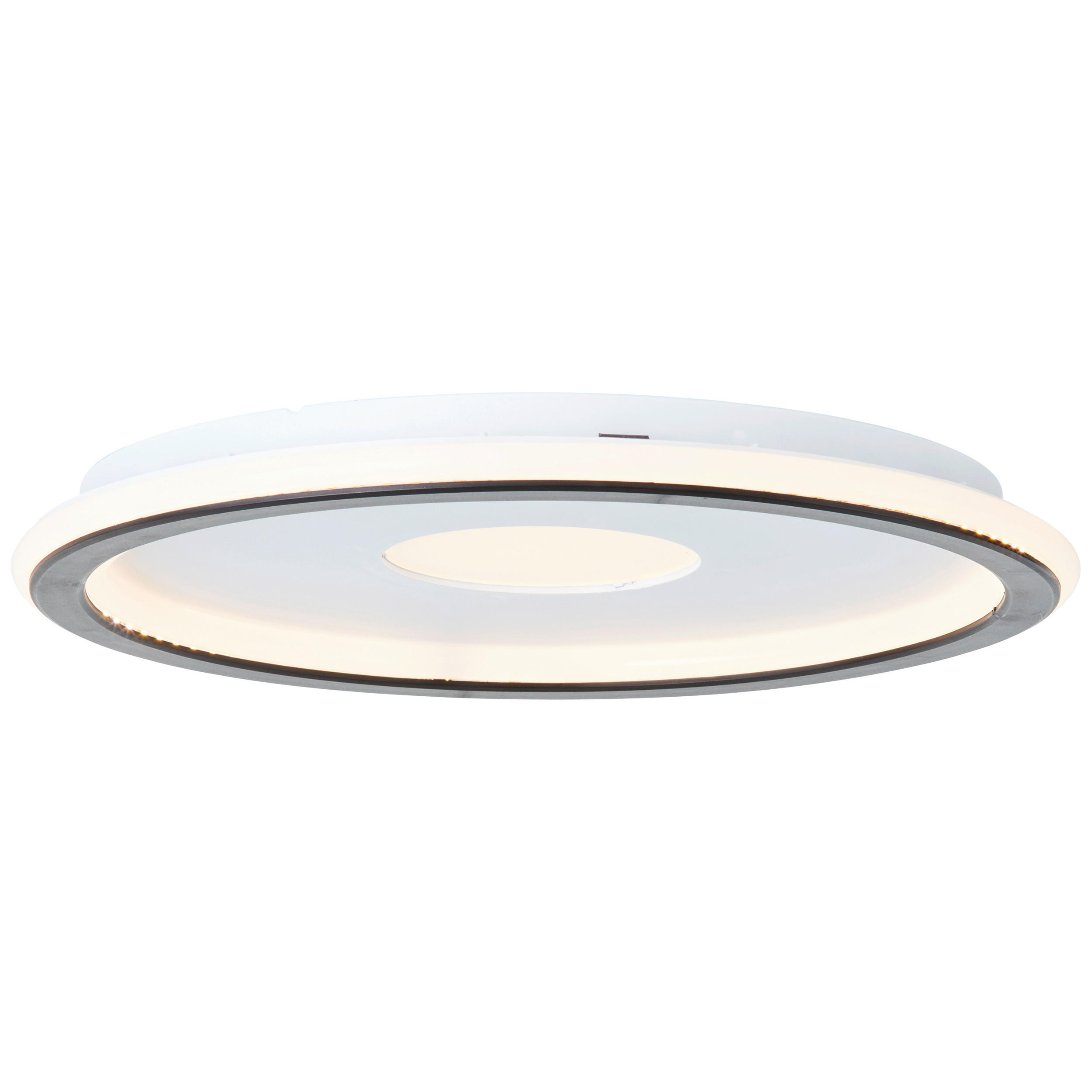 LED-DECKENLEUCHTE  30,8/3 cm    - Weiss/Schwarz, Basics, Kunststoff (30,8/3cm) - Brilliant