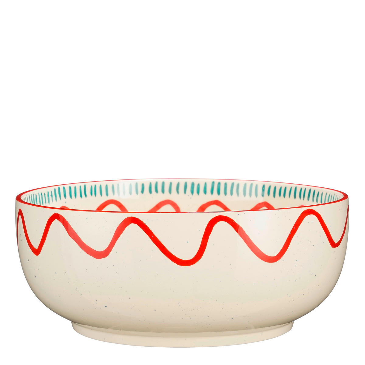 SKLEDA ZA SOLATO   keramika   34.5/13.5 cm       - rdeča, Basics, keramika (34.5/13.5cm)