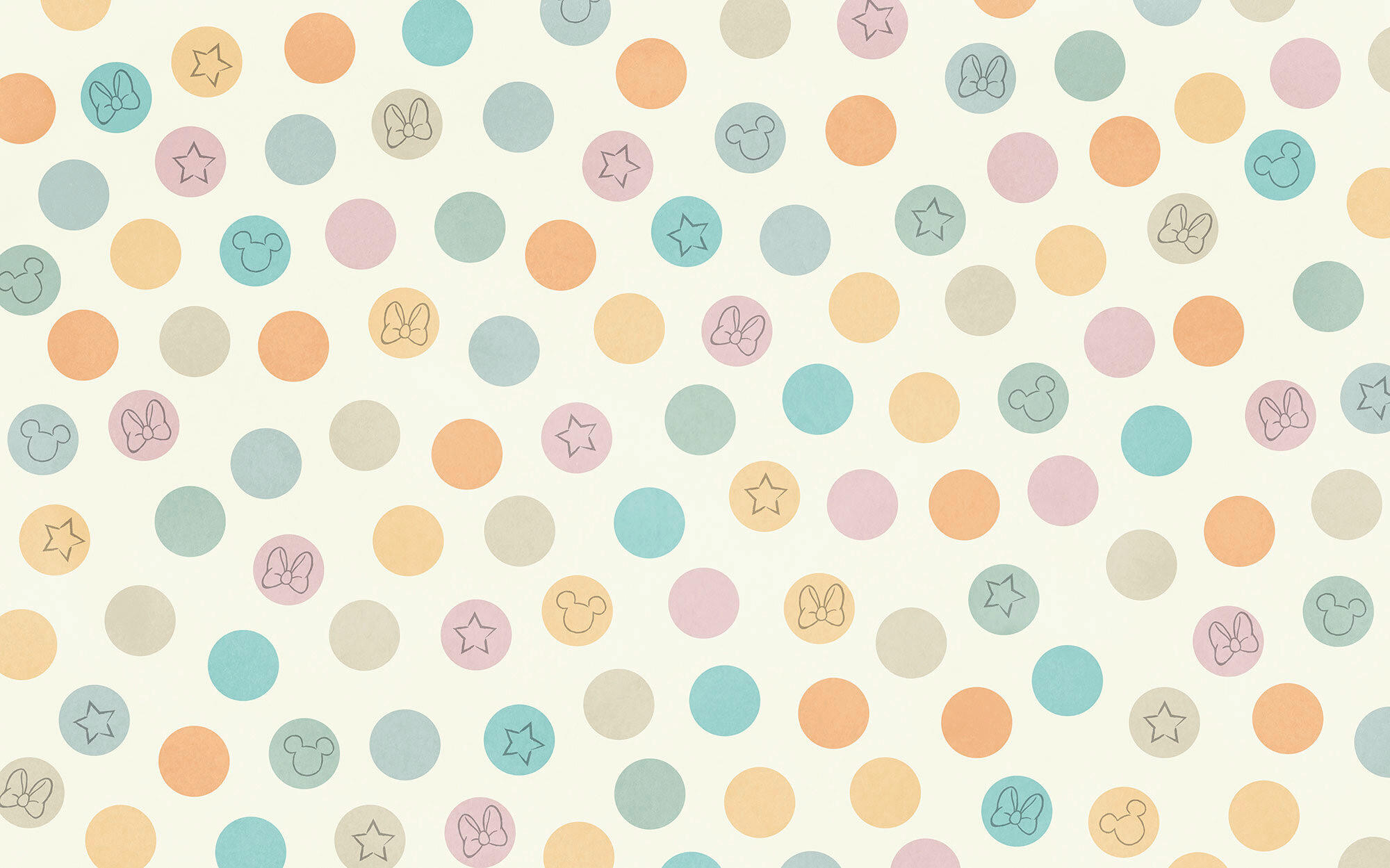 FOTOTAPETE - Pastellblau/Multicolor, Design, Textil (400/250cm) - Disney