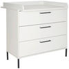 WICKELKOMMODE Milan 101/91/101/45/77 cm  - Anthrazit/Grau, Basics, Holzwerkstoff/Metall (101/91/101/45/77cm) - Jimmylee