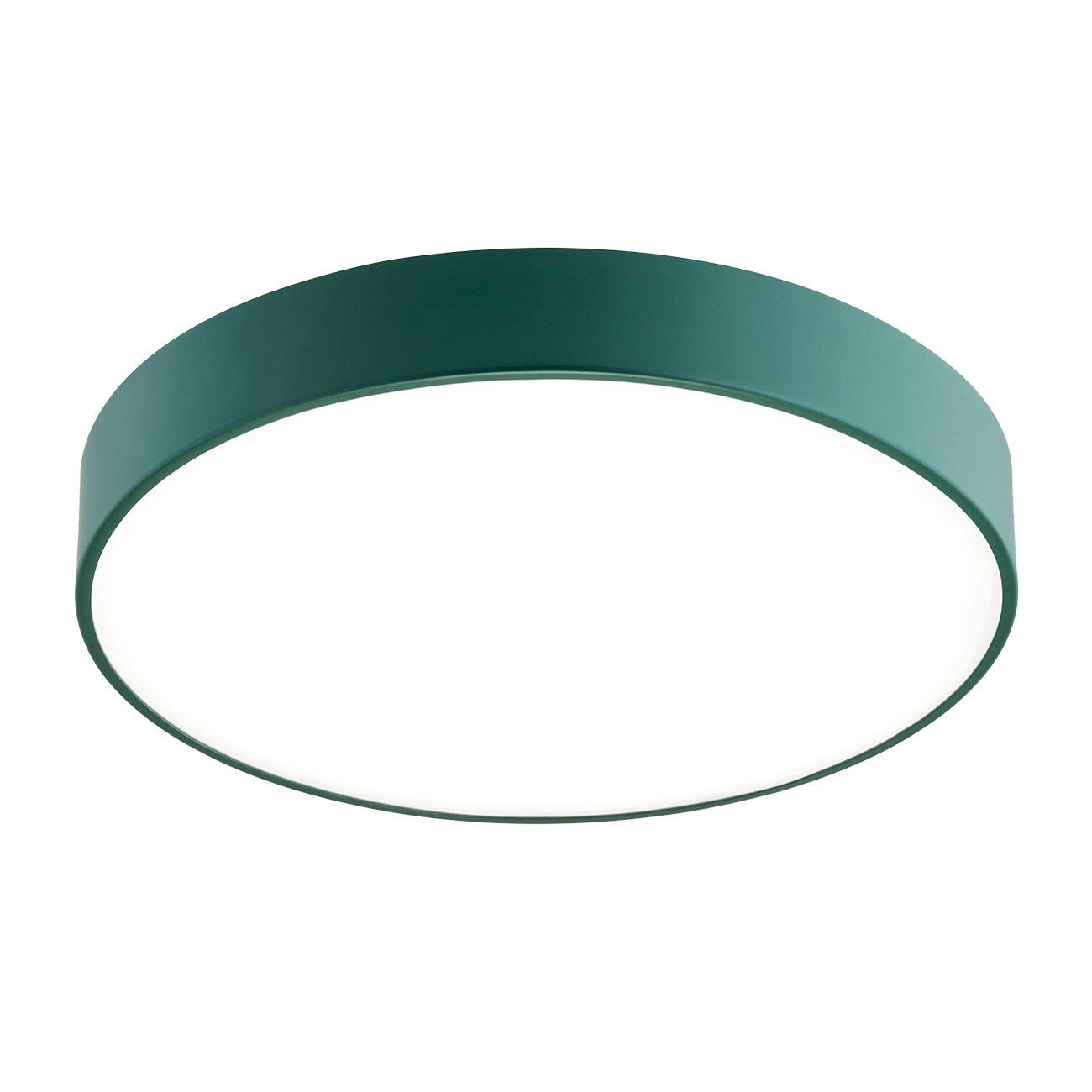 LED-DECKENLEUCHTE   - Transparent, KONVENTIONELL, Kunststoff/Metall (34/34cm)