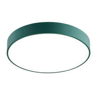 LED-DECKENLEUCHTE   - Transparent, KONVENTIONELL, Kunststoff/Metall (34/34cm)