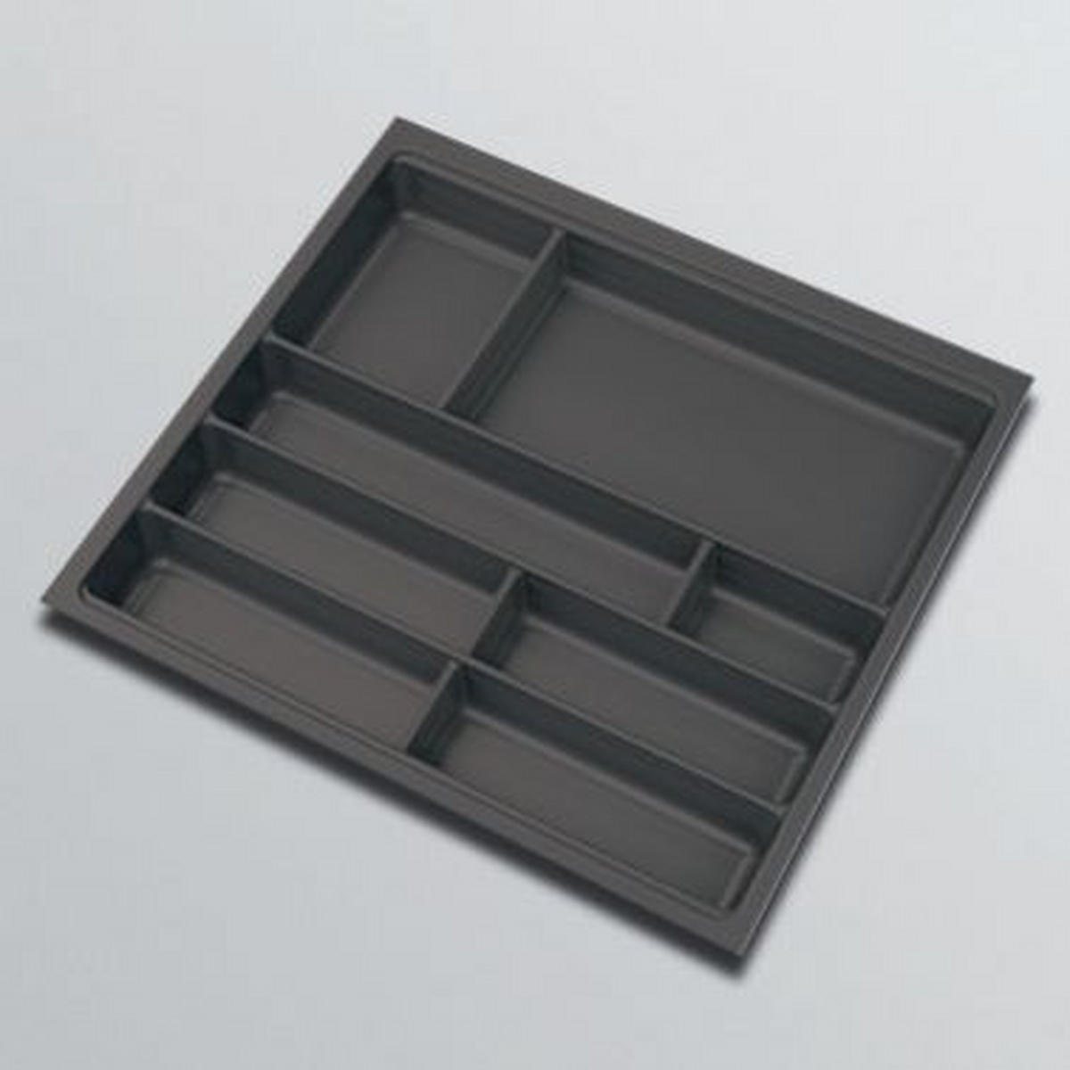 KÜCHENBLOCK 180 cm   in Graphitfarben  - Schieferfarben/Schwarz, Basics, Holzwerkstoff/Metall (180cm) - Impuls