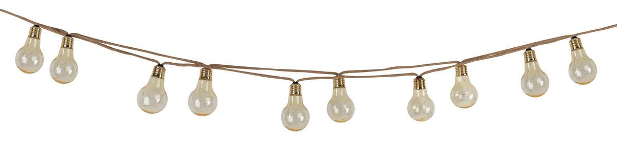 SOLARLEUCHTE  - Bernsteinfarben/Schwarz, Basics, Kunststoff/Metall (570/6/10,6cm) - Ambia Garden