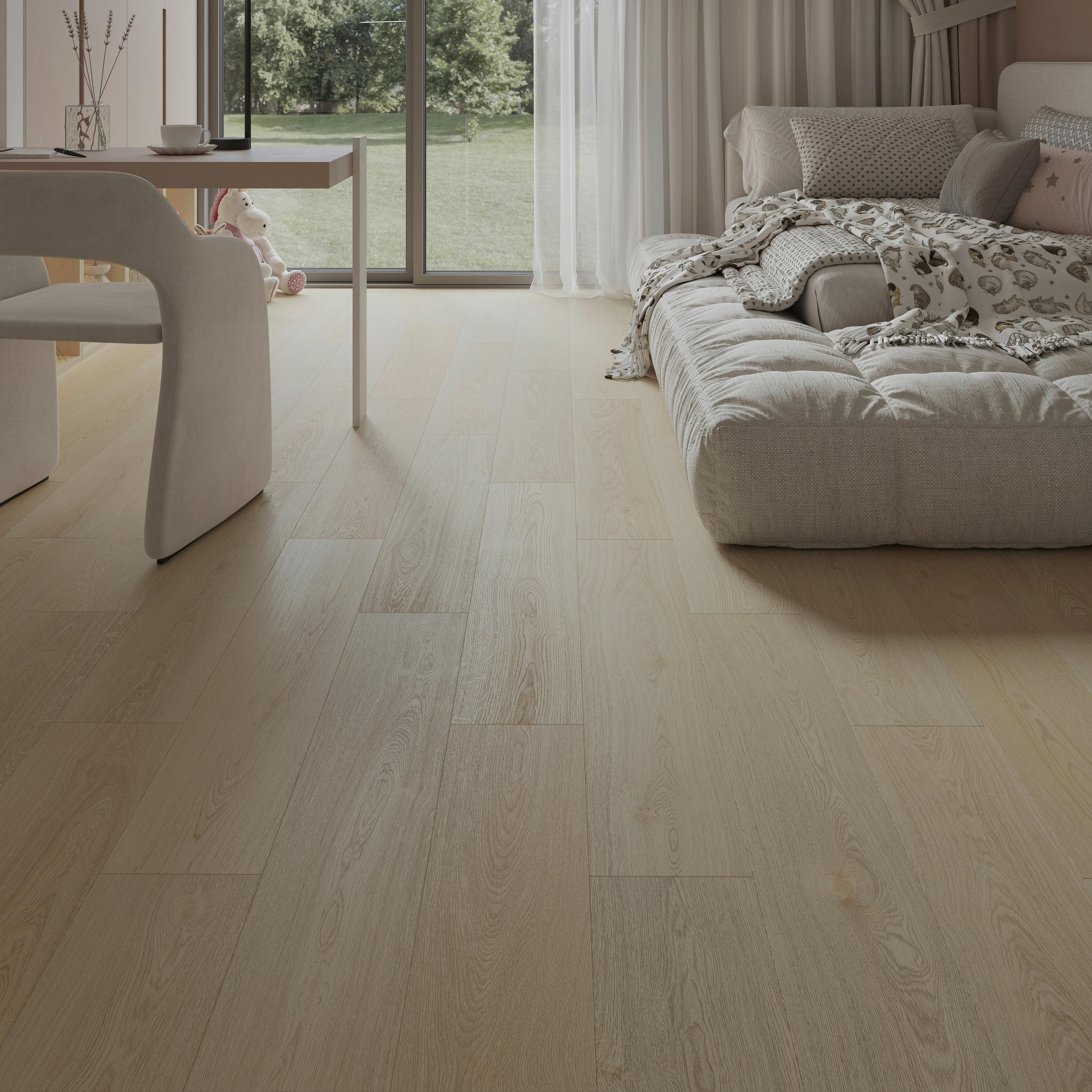 VINYLBODEN Barlinek SPC Coconur Oak  per  m² - Eichefarben, Design, Kunststoff (19,8/0,55/123,4cm) - Barlinek
