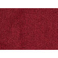 ECKSOFA in Flachgewebe Dunkelrot  - Silberfarben/Dunkelrot, KONVENTIONELL, Holz/Textil (273/192cm) - Carryhome