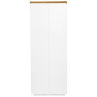 GARDEROBENSCHRANK  in 75/198/42 cm  - Eichefarben/Weiß, KONVENTIONELL, Holz/Holzwerkstoff (75/198/42cm) - Novel
