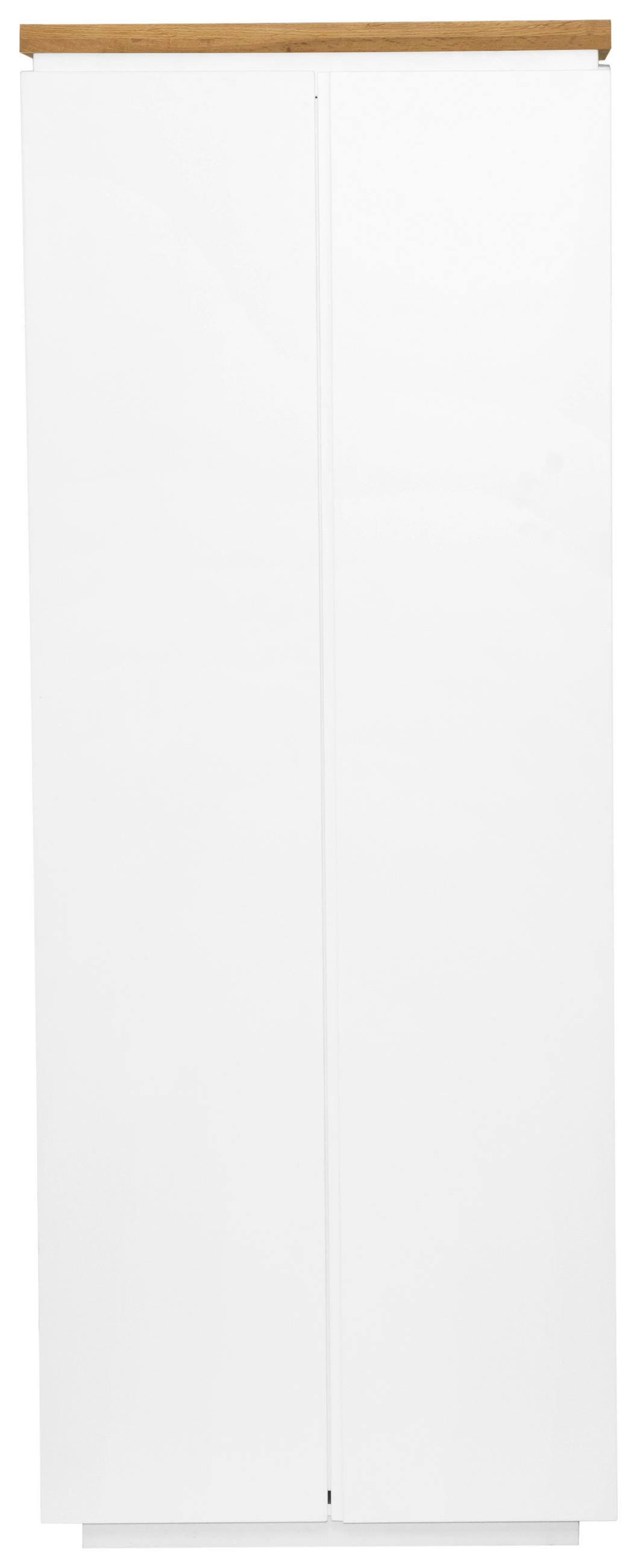 GARDEROBENSCHRANK  in 75/198/42 cm  - Eichefarben/Weiß, KONVENTIONELL, Holz/Holzwerkstoff (75/198/42cm) - Novel