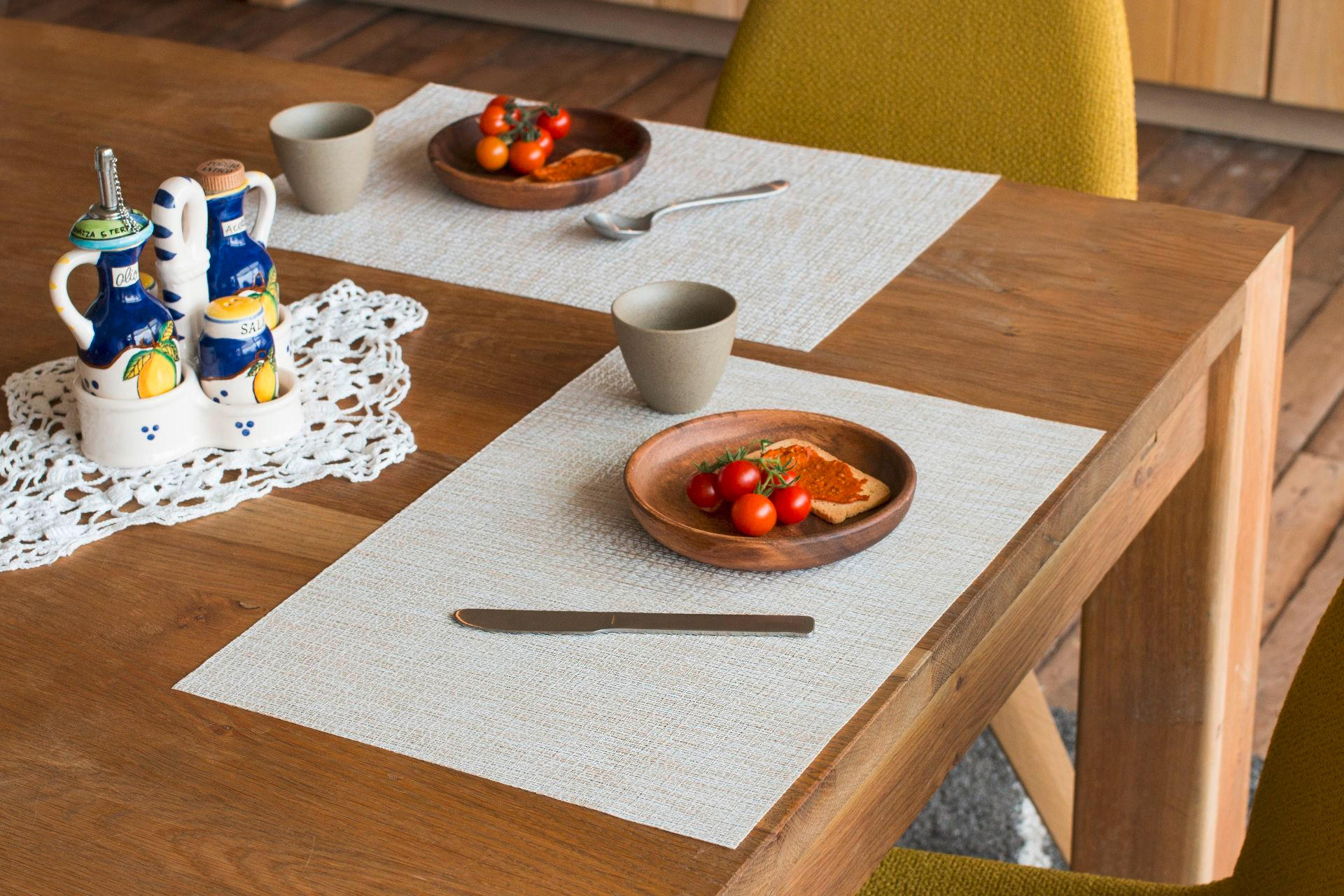 PODMETAČI ZA STOL krem , tekstil   - krem, Basics, tekstil (45/30cm)