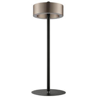 LED-TISCHLEUCHTE - Schwarz/Braun, Design, Metall (15/45cm) - Brilliant