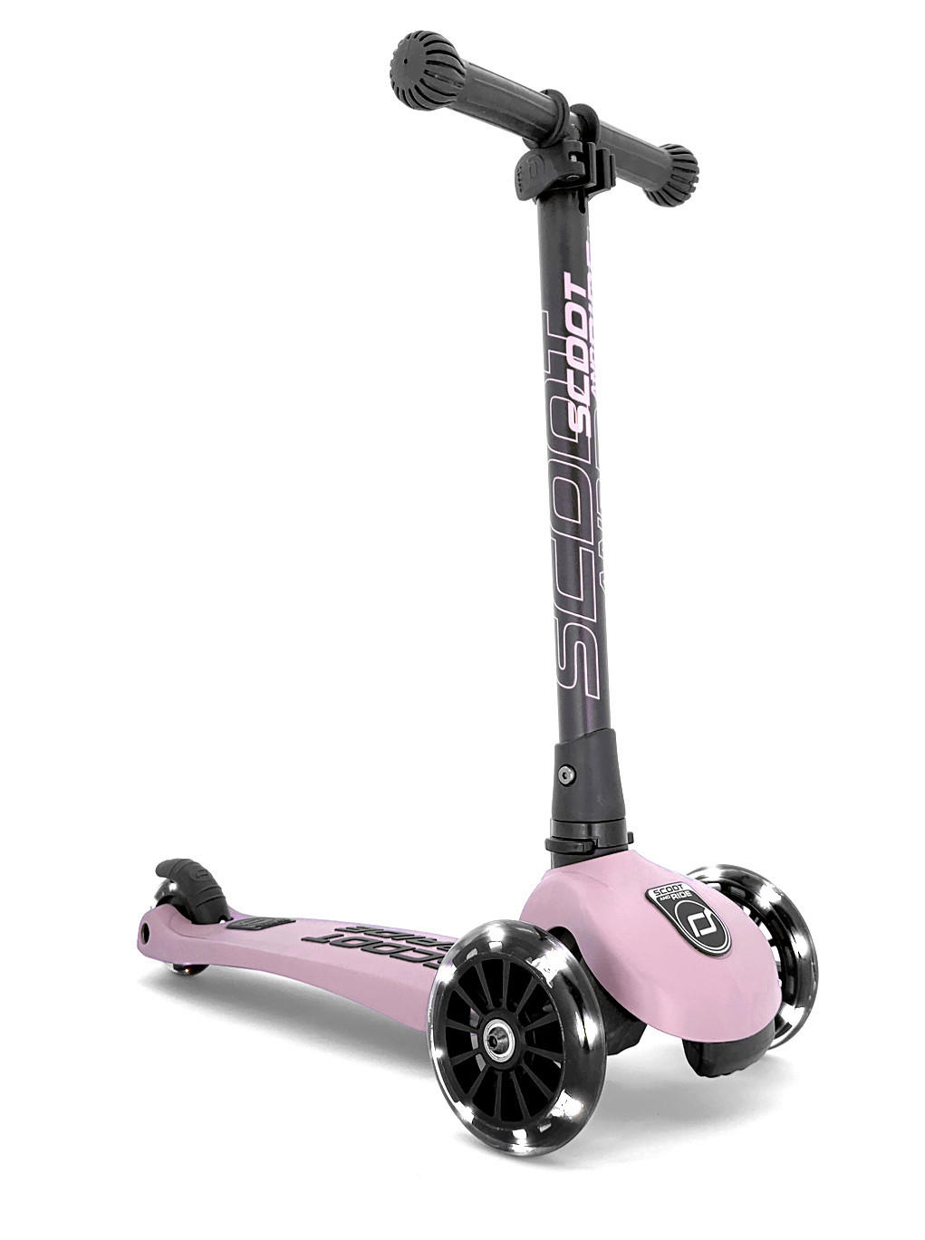 KINDERSCOOTER Highwaykick 3  - Schwarz/Rosa, Trend, Kunststoff/Metall (24/72/55cm) - Scoot and Ride