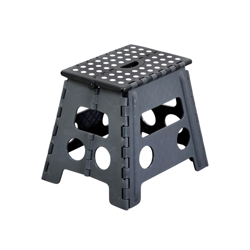 HOCKER Schwarz  - Schwarz, Basics, Kunststoff (36,5/30/32cm) - Kesper