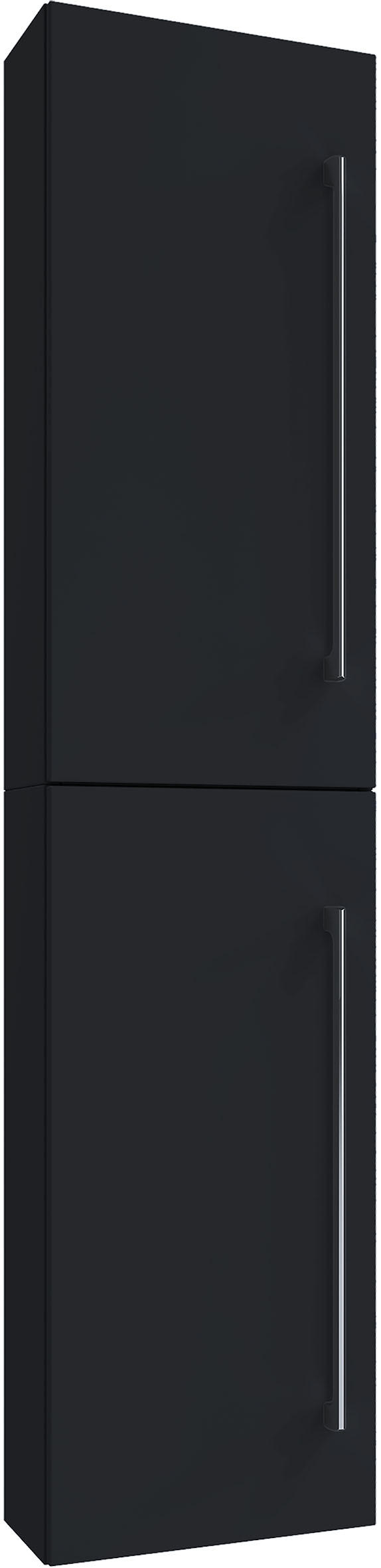 HOCHSCHRANK 33/150/22 cm  - Schwarz, Basics, Holzwerkstoff (33/150/22cm) - MID.YOU