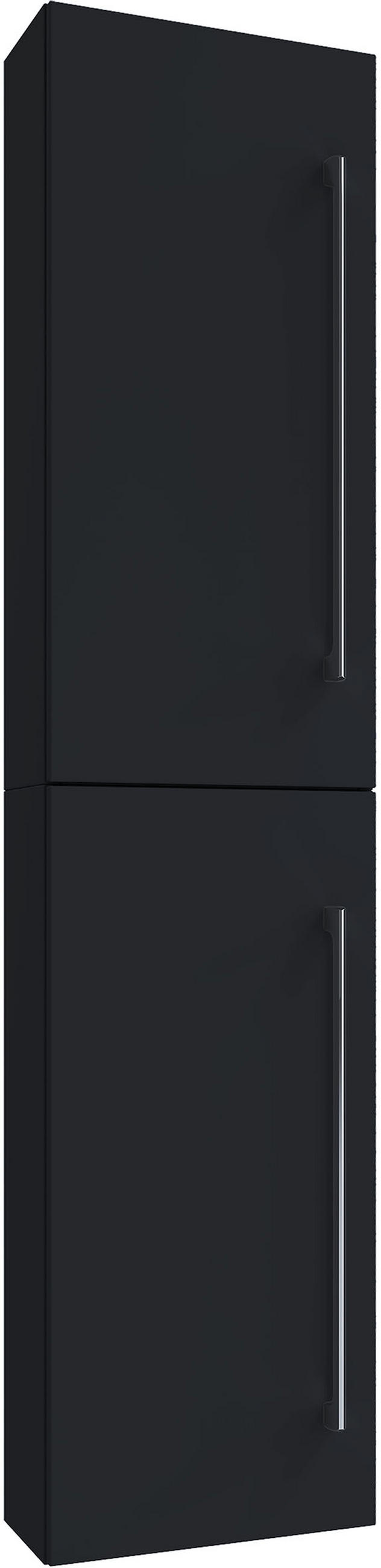 HOCHSCHRANK 33/150/22 cm  - Schwarz, Basics, Holzwerkstoff (33/150/22cm) - MID.YOU
