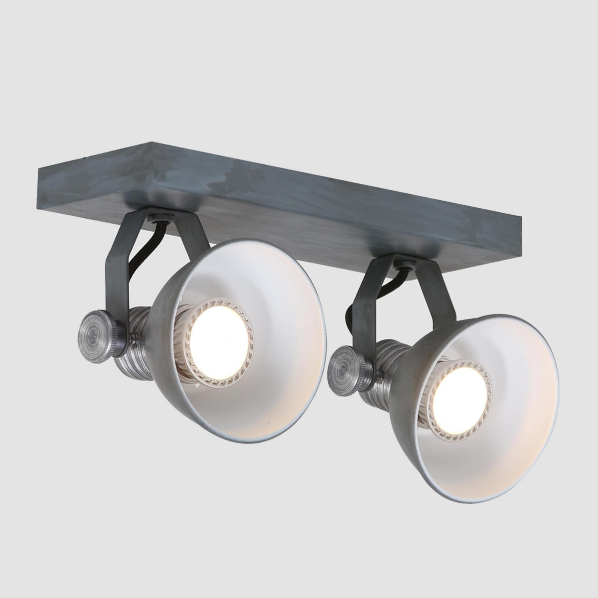 DECKENSPOTS - Grau, Trend, Metall (13/16/32cm)