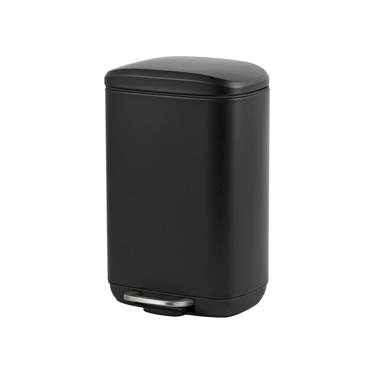 TRETEIMER 5 L  - Schwarz, Basics, Kunststoff/Metall (21/32,7/19,5cm) - Novel