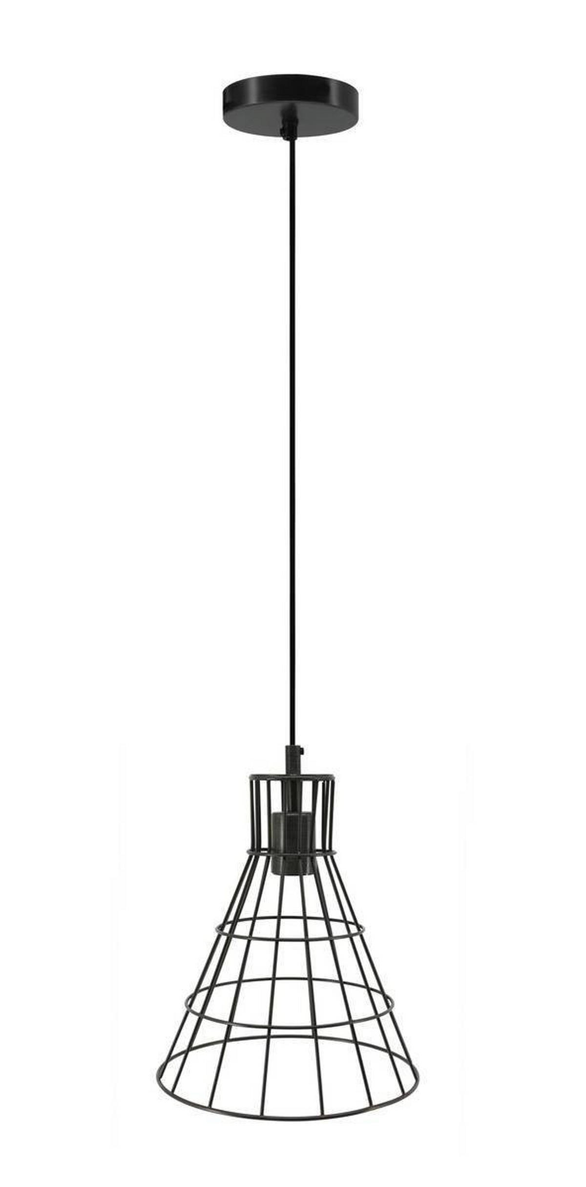 HÄNGELEUCHTE 26/26/31 cm    - Schwarz, Trend, Metall (26/26/31cm) - Kayoom