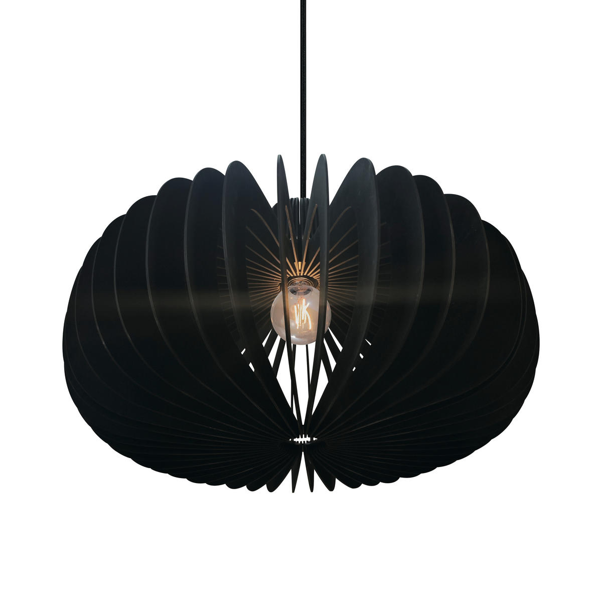 HÄNGELEUCHTE 65,5/43 cm   - Schwarz, Trend, Holz (65,5/43cm) - Nordlux