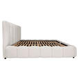 POLSTERBETT Lattenrost, Bettkasten Creme 180/200 cm  - Creme/Schwarz, KONVENTIONELL, Holz/Kunststoff (180/200cm) - Carryhome