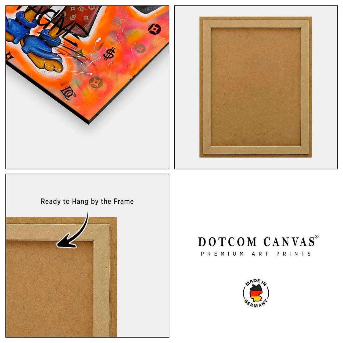 KUNSTDRUCK 78/116 cm  - Multicolor, Basics, Holz (78/116cm)