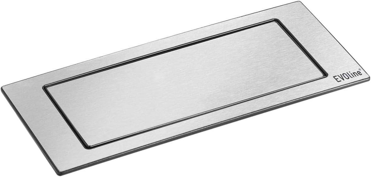 STECKDOSENELEMENT - Edelstahlfarben, Basics, Kunststoff (29,3/18,8/15,5cm) - HKT