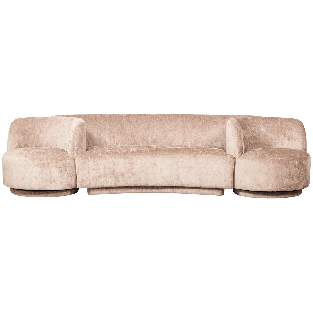 BIGSOFA Chenille Naturfarben  - Naturfarben, Design, Textil (290/72/97cm) - Livetastic