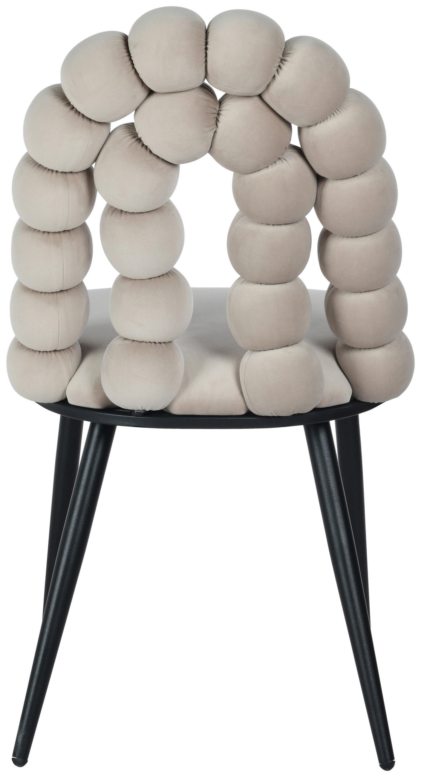ŽIDLE, šedohnědá - černá/šedohnědá, Moderní, kov/dřevo (47/87/61cm) - Livetastic