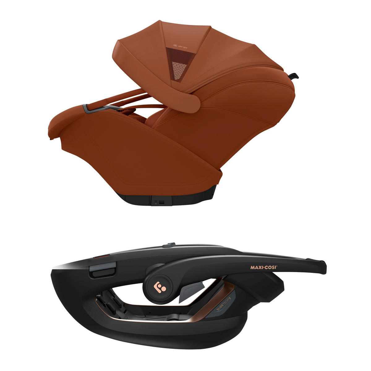 BABYSCHALE Coral Slide Pro  - Terracotta, Basics, Kunststoff/Textil (44/44,6/76cm) - Maxi-Cosi