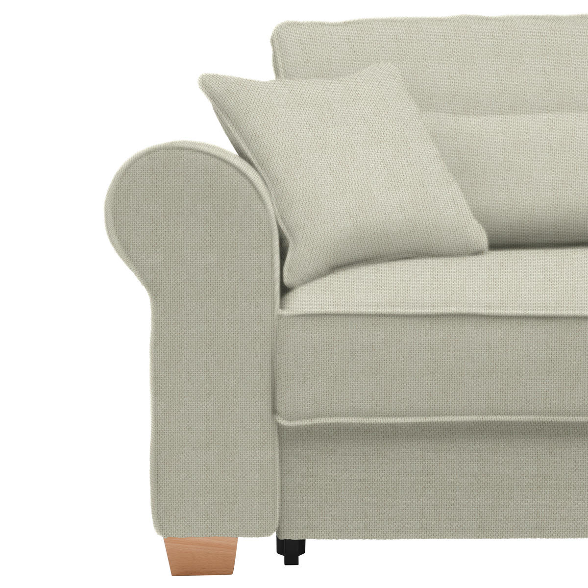 HÖRNSOFFA i taupe  - taupe, Modern, trämaterial/trä (255/185cm) - MID.YOU