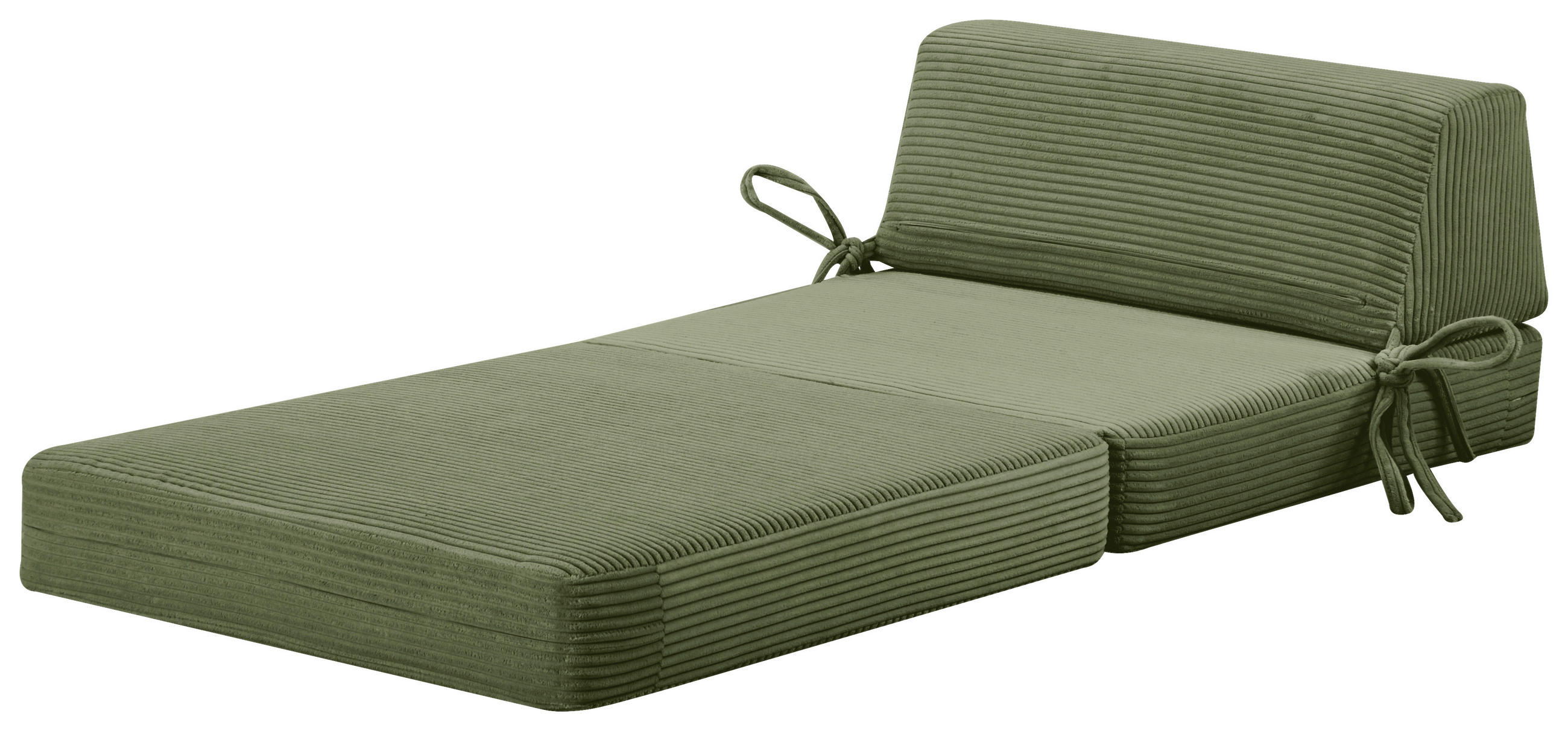 SCHLAFSESSEL in Cord Olivgrün  - Olivgrün, Design, Textil/Metall (65/57/81cm) - Livetastic