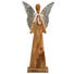 DEKOENGEL Dunkelbraun, Goldfarben - Dunkelbraun/Goldfarben, Holz/Metall (23/55/6cm) DEKOENGEL Dunkelbraun, Goldfarben - Dunkelbraun/Goldfarben, Holz/Metall (23/55/6cm)