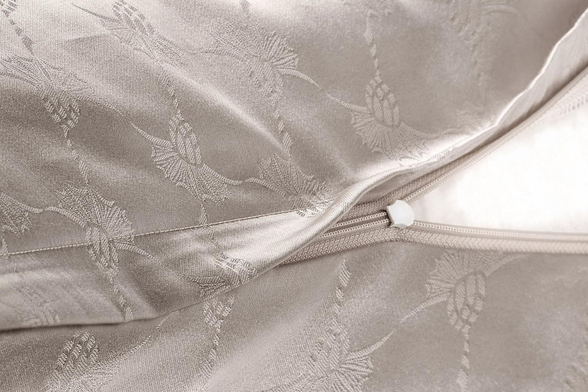 BETTWÄSCHE Jacquard 155/220 cm  - Sandfarben, Basics, Textil (155/220cm) - Joop!