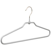 KLEIDERBÜGEL 40 cm Metall  - Silberfarben, Design, Metall (40cm)