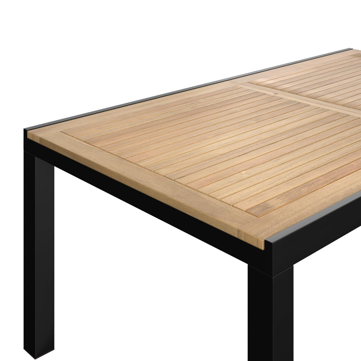 ZÁHRADNÝ STÔL, drevo, kov, 200-300/76/110 cm - prírodná farba/antracitová, Modern, kov/drevo (200-300/76/110cm) - Ambia Garden