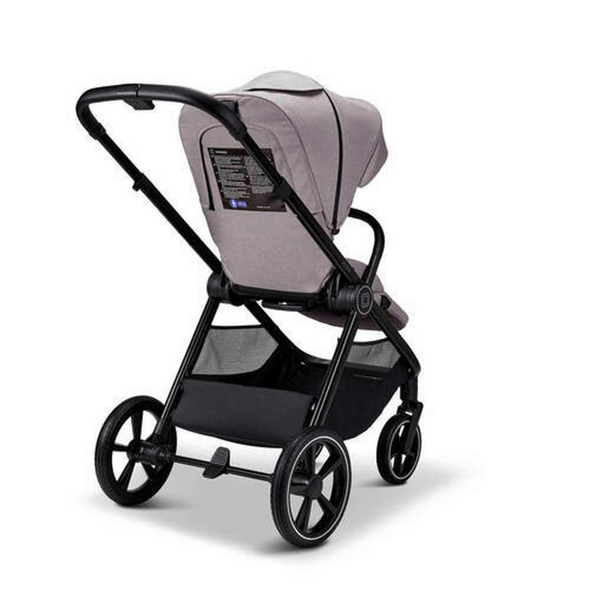 KINDERWAGENSET  Aura Set  Stone Melange  - Hellgrau, Basics (140/61/115cm) - Moon